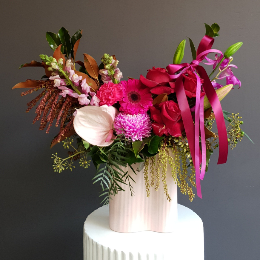 Infinity Ceramic Vase Arrangement - Ivy&TwigFlorist