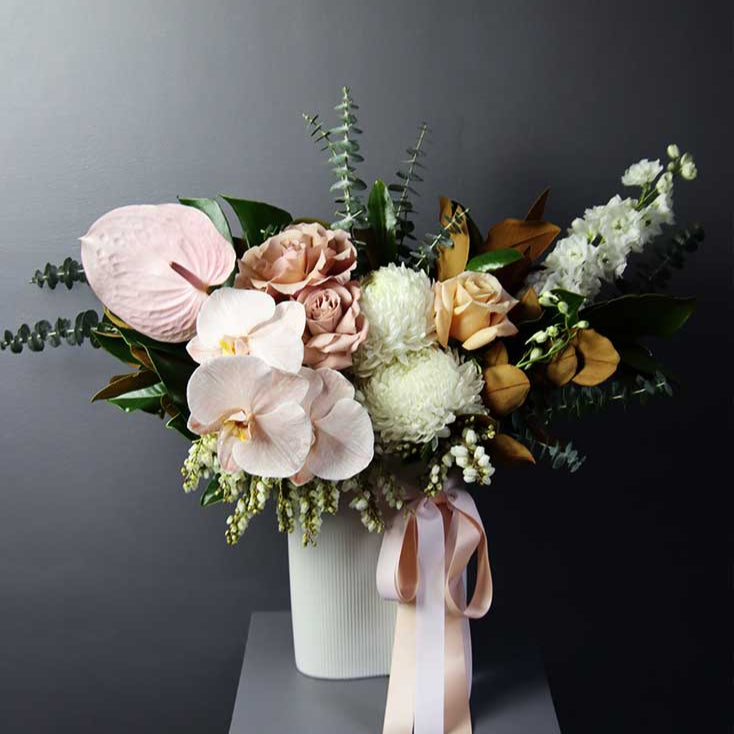 Infinity Ceramic Vase Arrangement - Ivy&TwigFlorist