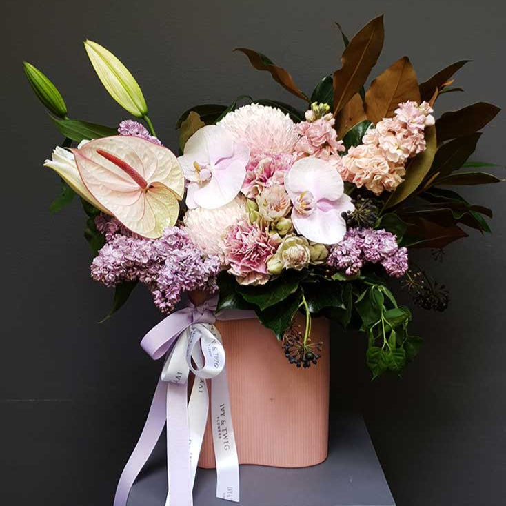 Infinity Ceramic Vase Arrangement - Ivy&TwigFlorist